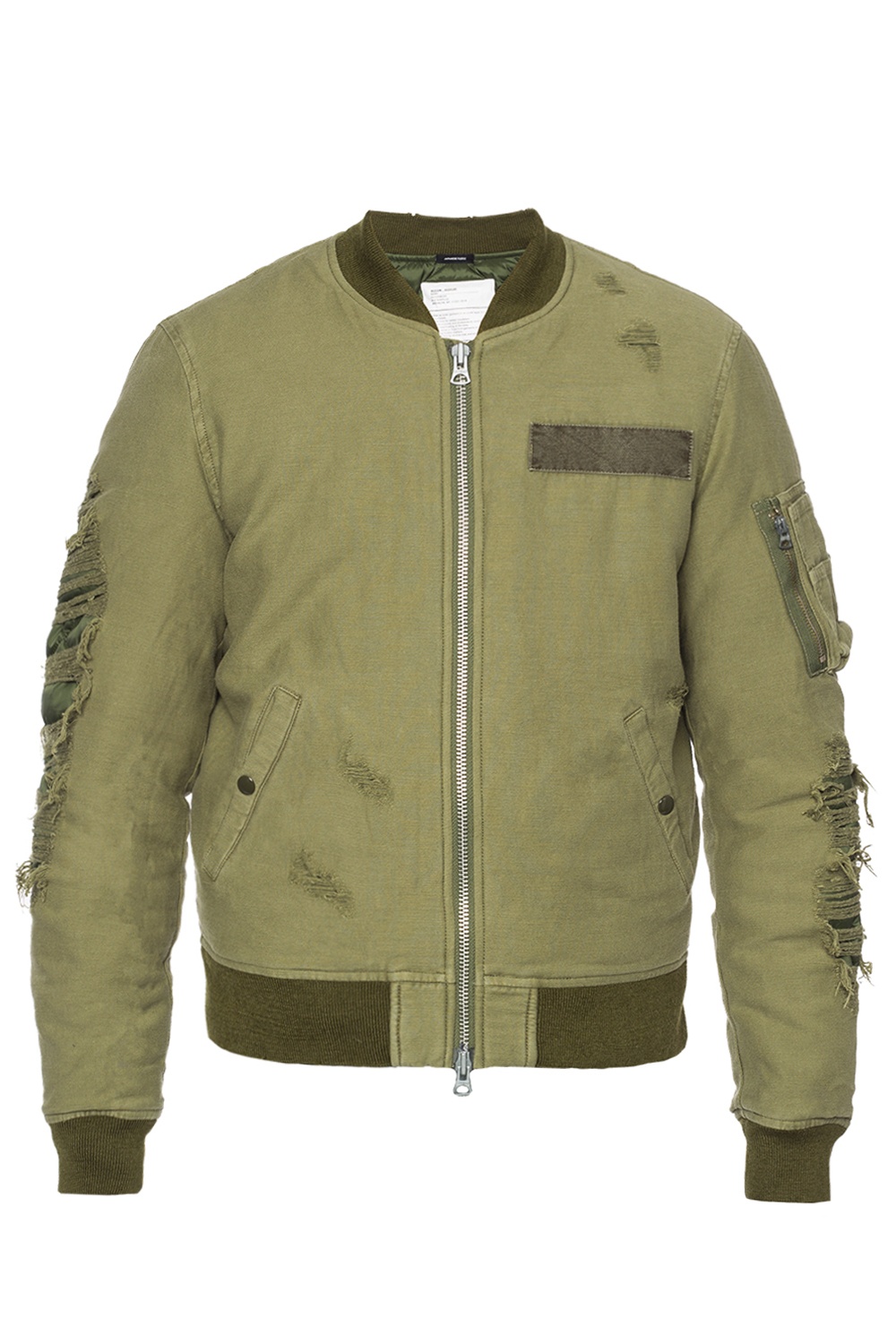 Green Distressed bomber jacket R13 Vitkac Australia